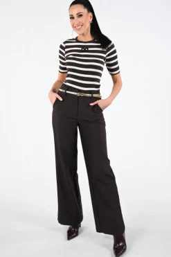 Co'couture 33206 T-shirt korte mouw Bruin
