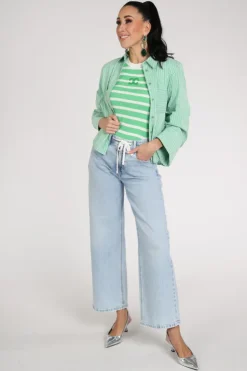 Co'couture 43015 T-shirt korte mouw Groen