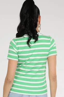 Co'couture 43015 T-shirt korte mouw Groen