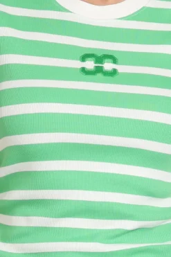 Co'couture 43015 T-shirt korte mouw Groen