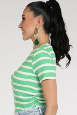 Co'couture 43015 T-shirt korte mouw Groen