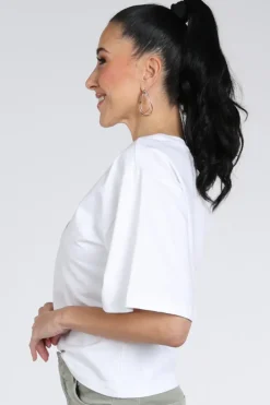 Co'couture 43013 T-shirt korte mouw Wit