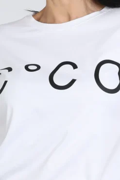 Co'couture 33200 T-shirt korte mouw Wit