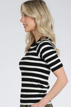 Co'couture 33206 T-shirt korte mouw Zwart
