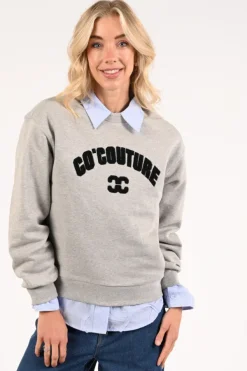 Co'couture 47005 ZoeCC Sweater Grijs