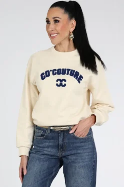 Co'couture Zoe 47005 Sweater Ecru