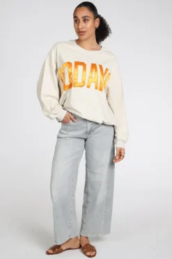 10 Days 20-815-6202 Sweater Licht grijs
