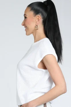 10 Days 20-752-6202 T-shirt korte mouw Off white