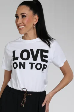 10 Days 20-747-6202 T-shirt korte mouw Off white