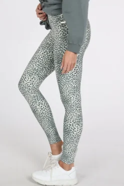 Deblon classic legging Legging Vergrijsd groen
