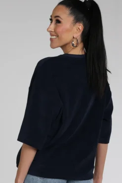 Deblon vine tee T-shirt korte mouw Marine