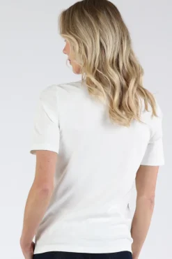 Efixelle 340423 T-shirt korte mouw Off white