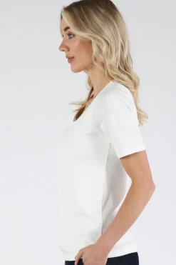 Efixelle 340423 T-shirt korte mouw Off white