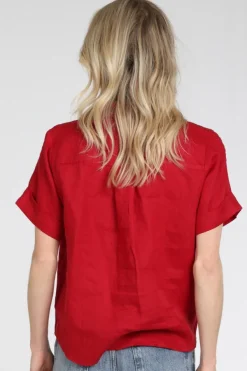 Emotions 126124 Blouse korte mouw Rood