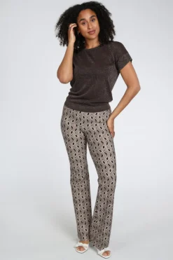Emotions 126070 Pull korte mouw Donker bruin