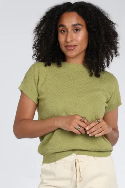 Emotions 126108 Pull korte mouw Groen
