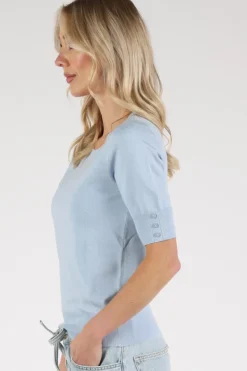 Emotions 126001 Pull korte mouw Licht blauw