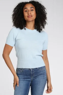 Emotions 126084 Pull korte mouw Licht blauw