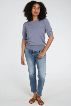 Emotions 126001 Pull korte mouw Lila