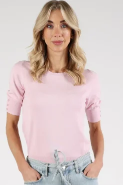 Emotions 126001 Pull korte mouw Roze