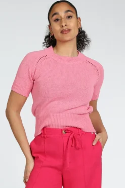 Emotions 126078 Pull korte mouw Roze