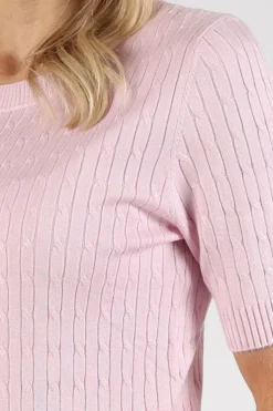Emotions 126005 Pull korte mouw Roze