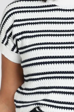 Emotions 126108S Pull korte mouw Marine