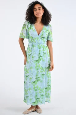 Fabienne Chapot CLTDRS51SS260230 Jurk korte mouw Licht blauw