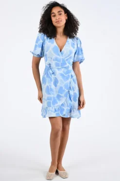 Fabienne Chapot CLTDRS52SS260227 Jurk korte mouw Licht blauw
