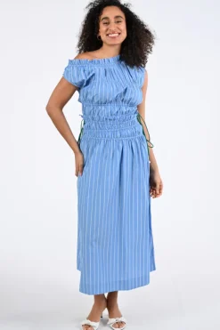 Fabienne Chapot CLTSKI19SS260240 Rok wijd lang Blauw