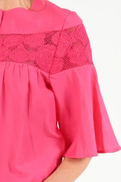 Fabienne Chapot CLTTOP30SS267338 Blouse korte mouw Roze