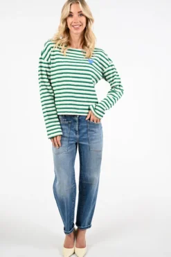 Fabienne Chapot CLTTOP02SS260218 T-shirt lange mouw Groen