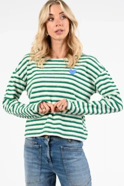 Fabienne Chapot CLTTOP02SS260218 T-shirt lange mouw Groen