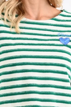Fabienne Chapot CLTTOP02SS260218 T-shirt lange mouw Groen