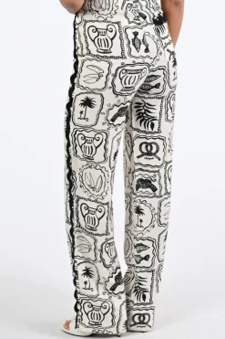 Fabienne Chapot CLTTRS22SS260234 Broek Zwart