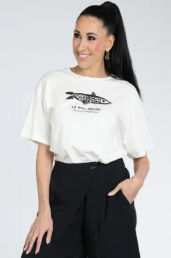 Fabienne Chapot CLTTSH17SS260212 T-shirt korte mouw Off white