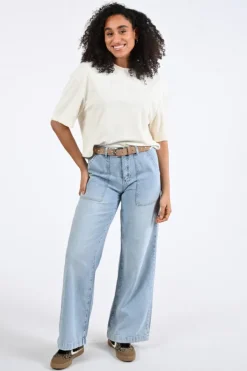 Fabienne Chapot CLTTSH10SS261009 T-shirt korte mouw Off white