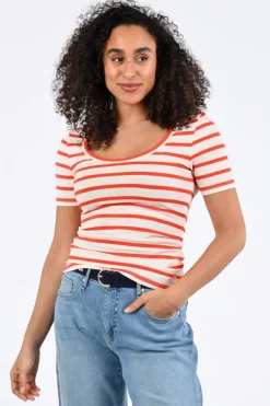 Fabienne Chapot CLTTSH11SS260243 T-shirt korte mouw Rood