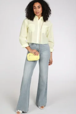 Florez ana flared Jeans Grey denim