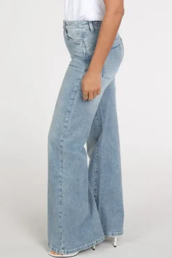 Florez ana flared Jeans Light blue denim