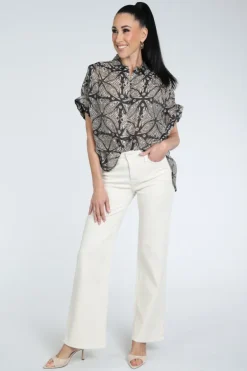 Florez sophie straight Jeans Off white