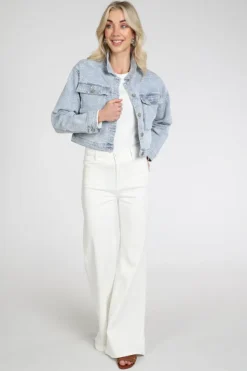 Florez Thalia jacket Blazers Light blue denim