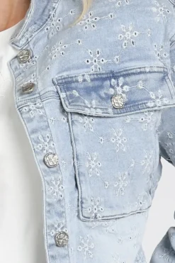 Florez Thalia jacket Blazers Light blue denim