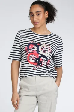 Frank walder 716409 T-shirt korte mouw Marine