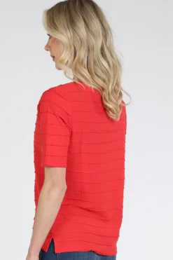 Frank walder 502468 T-shirt korte mouw Rood