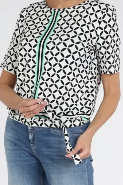 Frank walder 716410 T-shirt korte mouw Zwart
