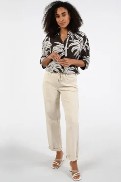Geisha 63293-20 Blouse korte mouw Zwart
