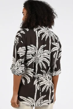 Geisha 63293-20 Blouse korte mouw Zwart