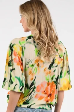 Geisha 63209-20 Blouse lange mouw Groen