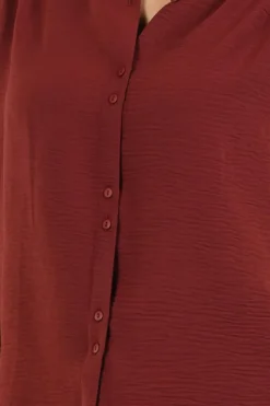 Geisha 63140-21 Blouse mouwloos Donker rood